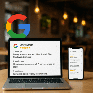 how to show google reviews on website