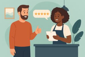 how to ask a customer for a review
